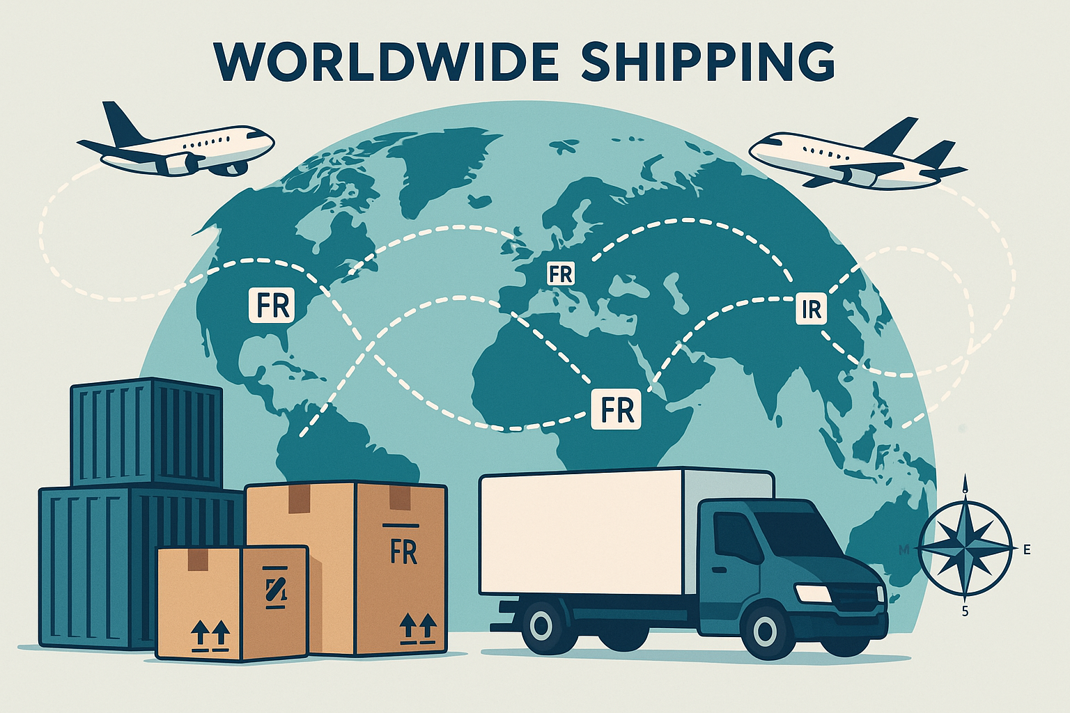 Worldwide shipping